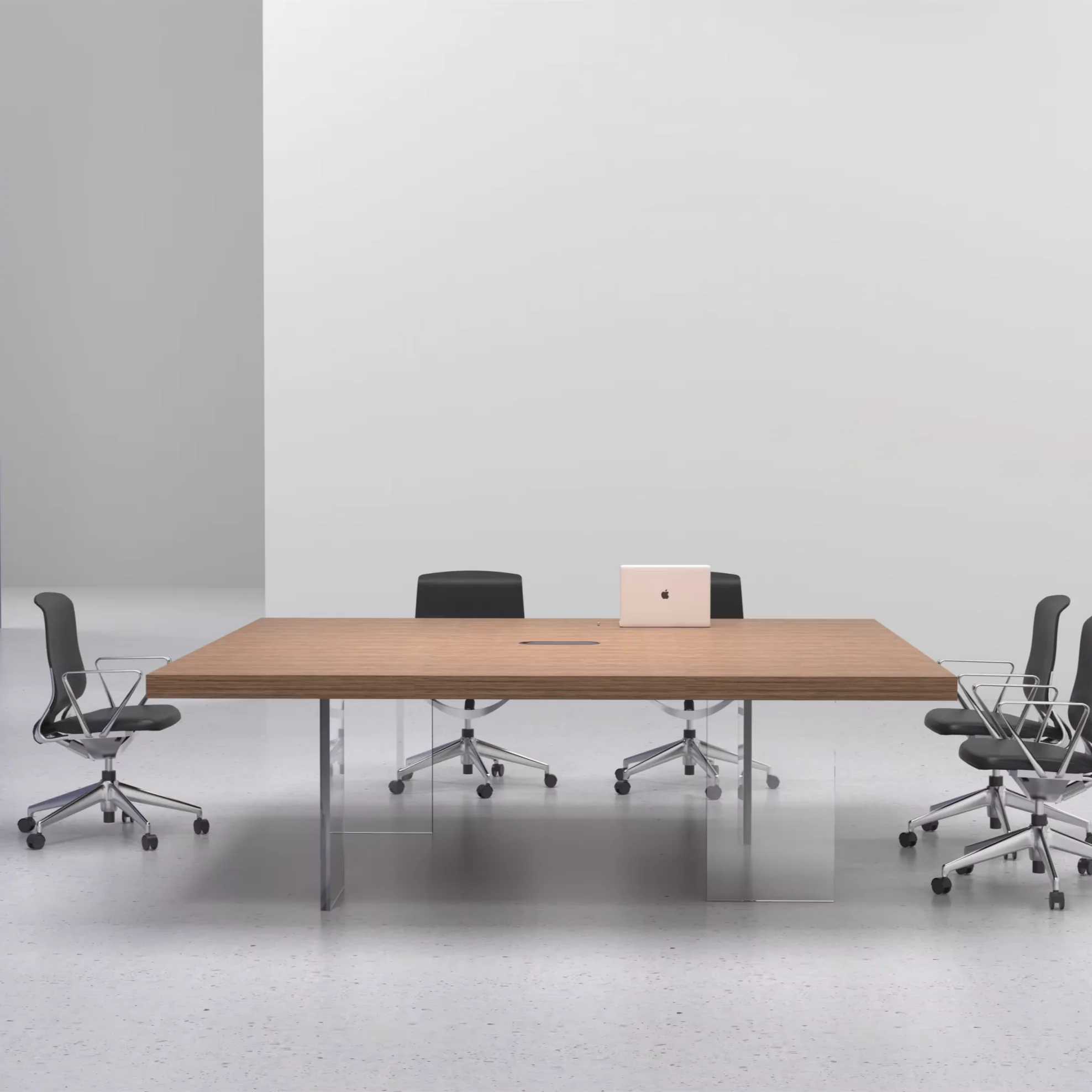 High Quality Durable Solid Panel Executive Conference Table Modern Office Meeting Desk Eco-Friendly Adjustable Design Commercial