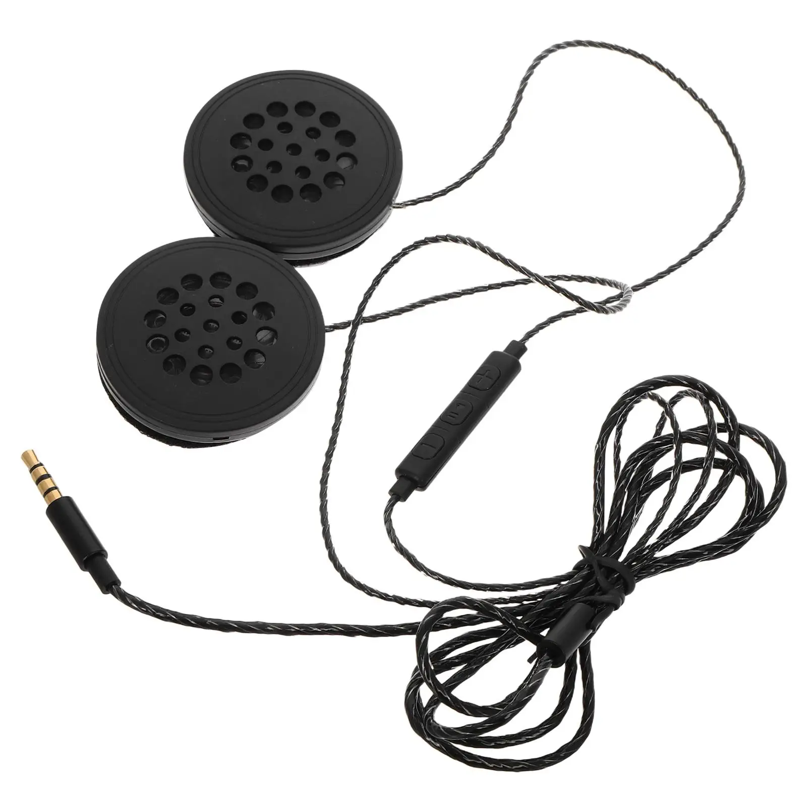 

Motorcycle Headphones High Fidelity Wired Earphones Control Hardhat Sports Audio Navigation Compatible Performance