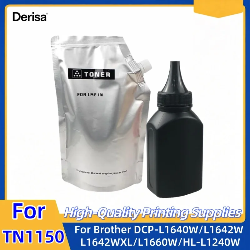 1pcs Black Refill Toner Compatible TN-1150 For Brother DCP-L1640W DCP L1642W L1642WXL L1660W HL-L1240W HL 1242W 1242WXL