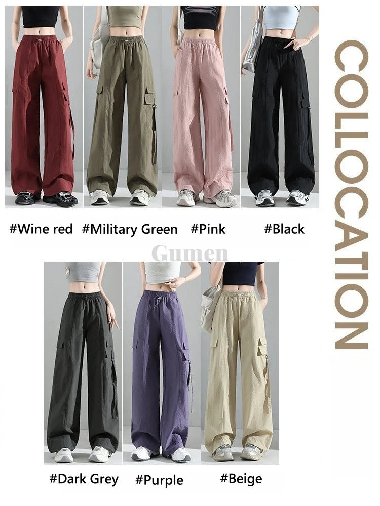 

Pet Groomer Capri Pants S/M/L/XL Summer Quick-dry Loose Leisure Work Clothes Extended Breathable Lightweight Drawstring Trousers