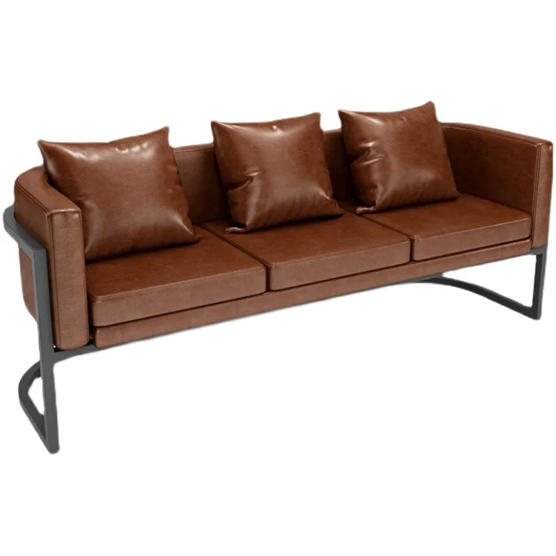 

Retro industrial style bar wrought iron sofa card seat casual table and chair combination