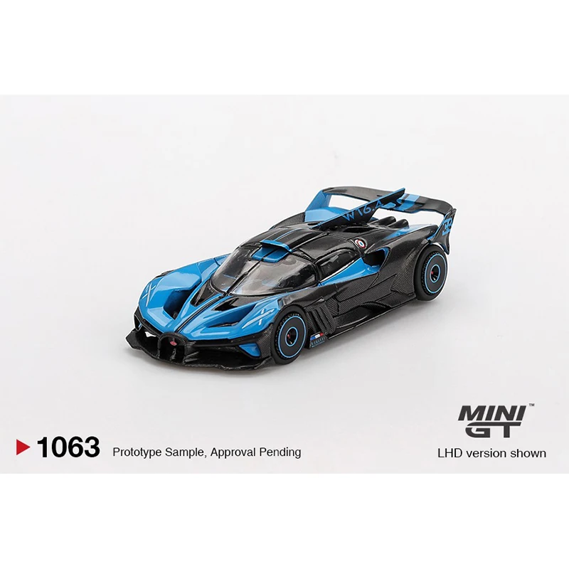 プレセール MINIGT 1063 1:64 ブガッティ・ボリード プレゼンテーション ダイキャストカーモデル コレクション おもちゃ