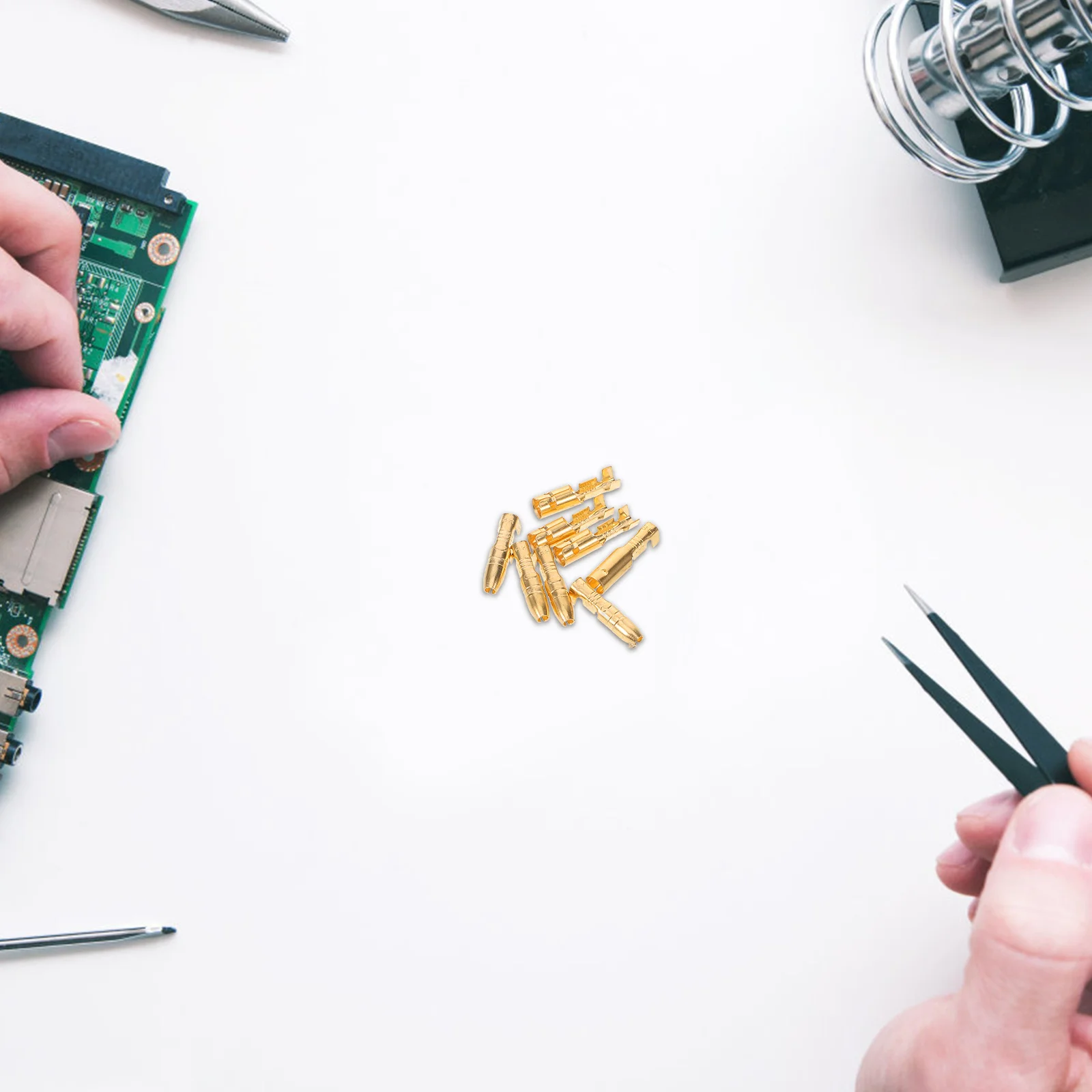 

50 комплектов разъемов для проводов «папа-мама» Изолированные клеммы Надежная защита подключения Разъемы для проводов