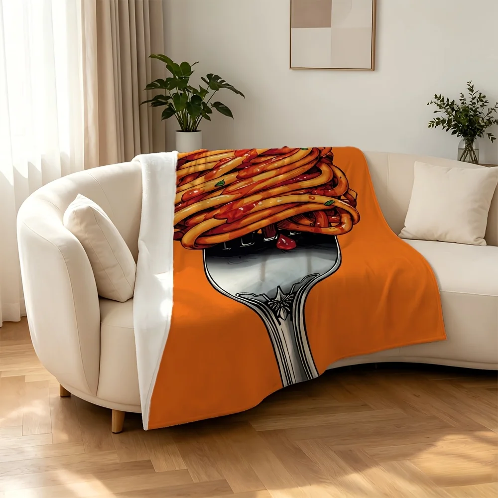 Funny French Fries Blanket Throw for Couch Decor Cute Food Lover Giant Snack Tapestry 150x200cm