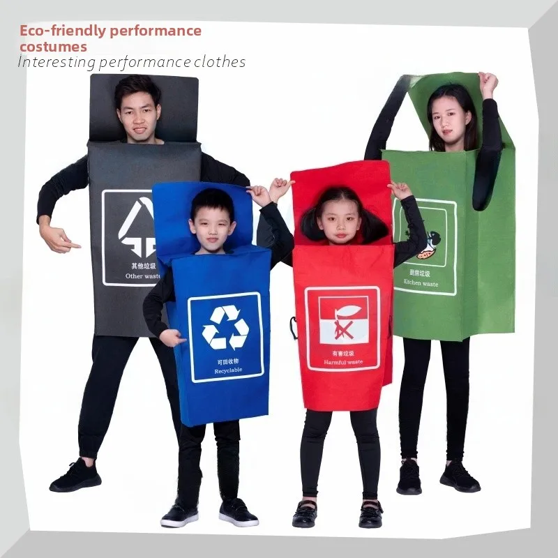 

Хэллоуин экологический класс Tra Buet кукольные костюмы для выступлений для взрослых, реквизит для родителей и детей, сценическое платье