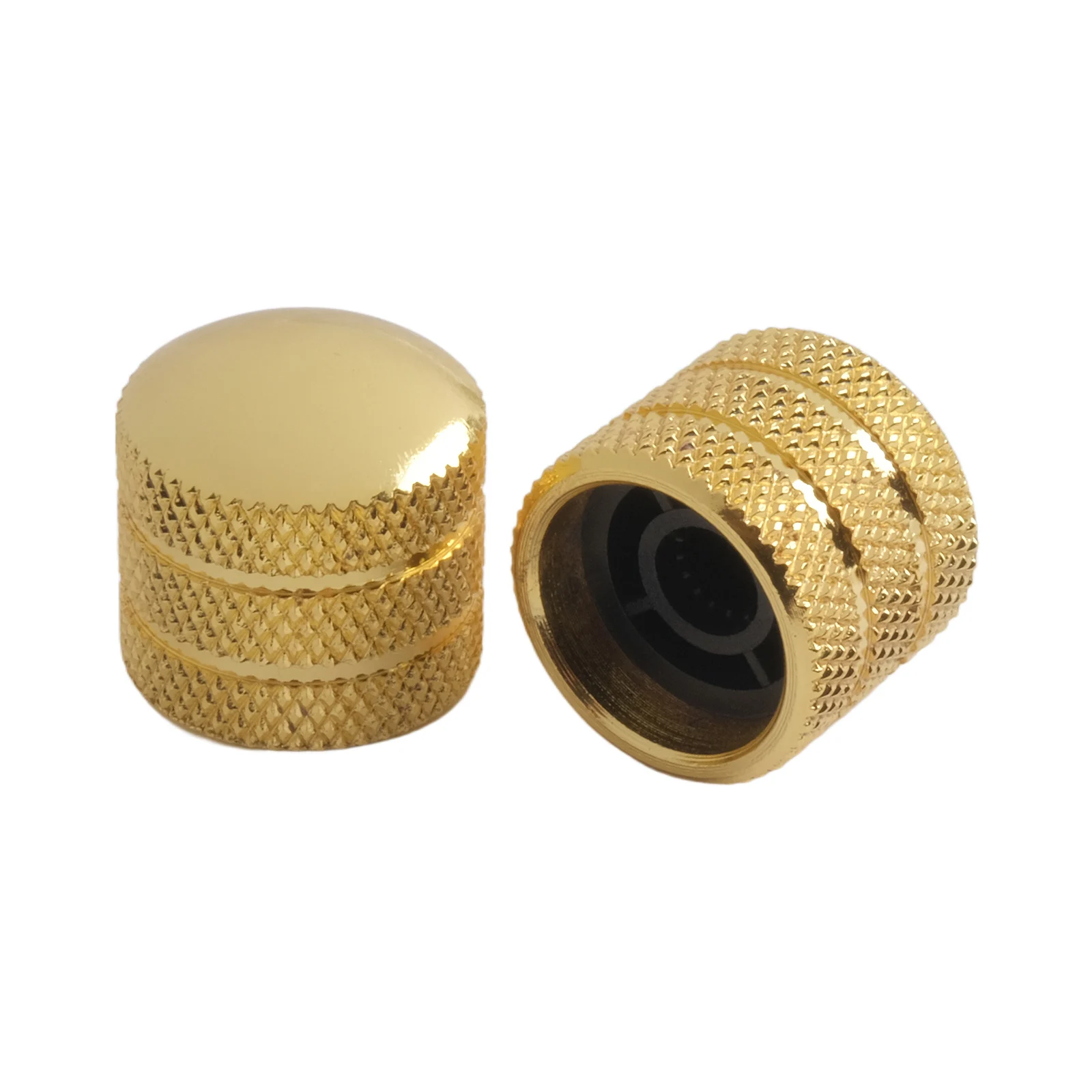 Plated Guitar Knobs Electric Bass Knobs Dome Shape High-quality Metal Plated Finish Precise Control For Electric Bass