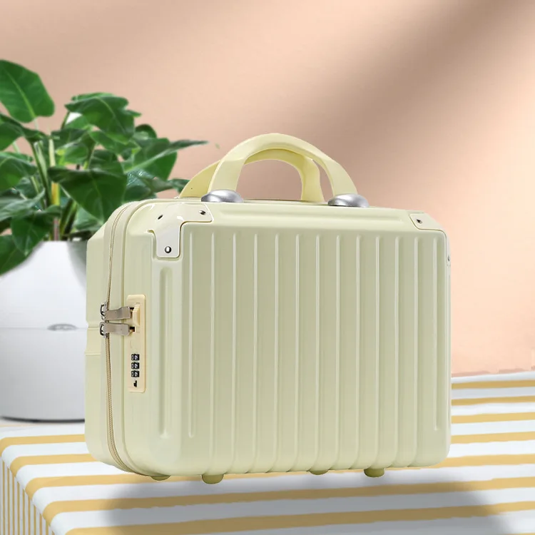 Q1013Small suitcase cosmetics travel suitcase student accommodation box makeup box