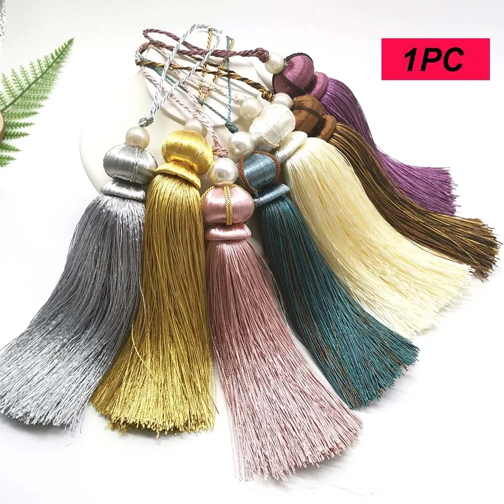 Euro Style Curtain Tassels Polyester Big Tassels 30cm Silk Tassels Accessories Key Tassel Pendant for Fabric Home Decoration