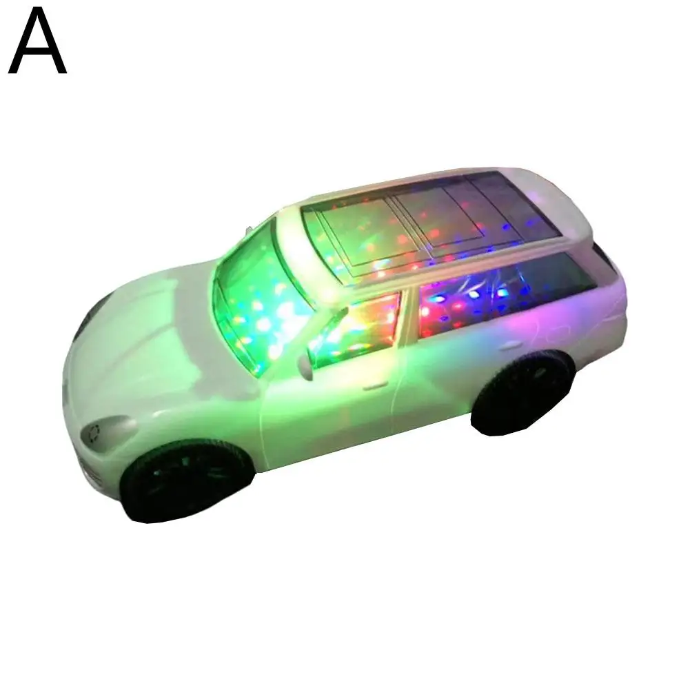 Led Car Toys Flashing Light Electric Universal Car Toys Music Sound Toy Car For Kids Children Gifts O3b9