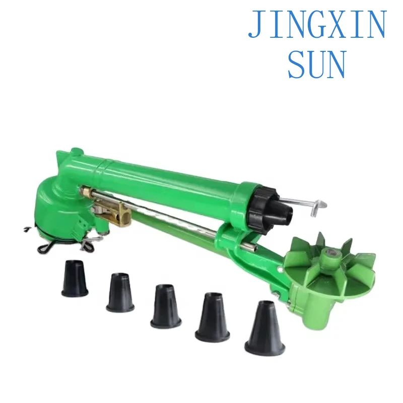 Farm Irrigation Sprinkler for Agriculture Dedusting 20-41m Range 1.5 Inch Big Rain Sprinkler for Farming Garden Lawn