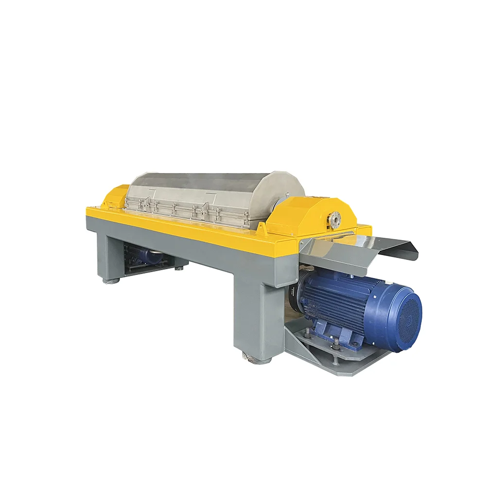 Centrífuga decantadora industrial de alta velocidad para tratamiento de aguas residuales, equipo de separación para un deshidratación eficiente de lodos