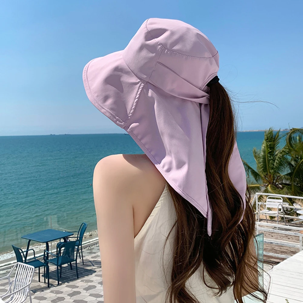 

Fisherman Hat Stable Summer Sun Protection Sunshade Thick 55-60cm Windproof Breathable Brim Multiple Colors New