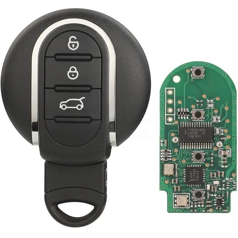 Stable-3 Buttons Remote Smart Car Key For BMW Mini Cooper Clubman F55 F56 F Series ID49 PCF7945 Chip 315/433Mhz Card 433Mhz