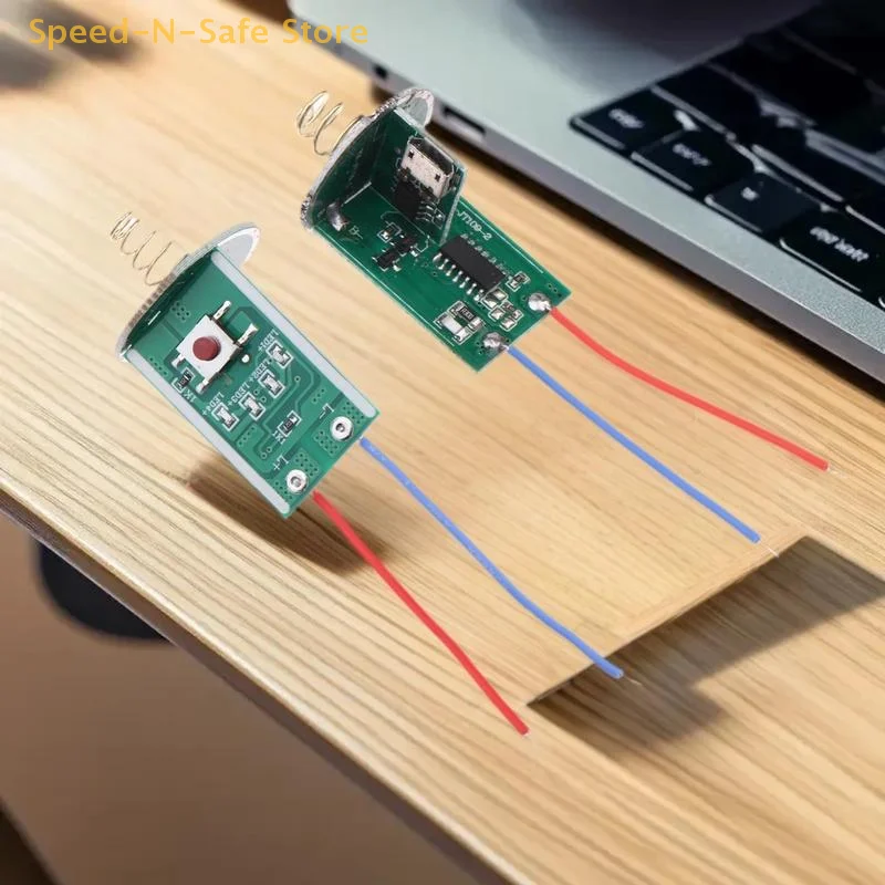 

Плата светодиодного привода с возможностью зарядки Micro USB для фонарика, комплект фонарей для печатной платы типа c, поддержка батареи 18650 26650.