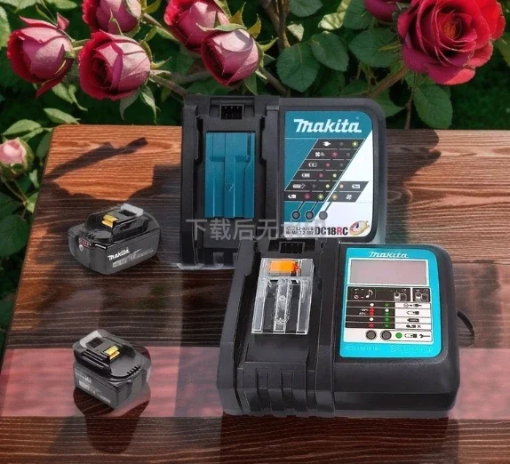 

Makita Original DC18RC Li-ion Battery Charger With LED Display 14.4V 18V Bl1830 Bl1430 Dc18Ra Electric Power DC18Rct 3A Charging