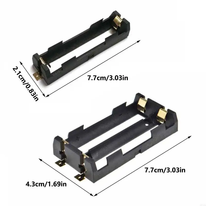 Единый два слота 18650 аккумулятор для облегчения замены и безопасного соединения в проектах DIY Q84A