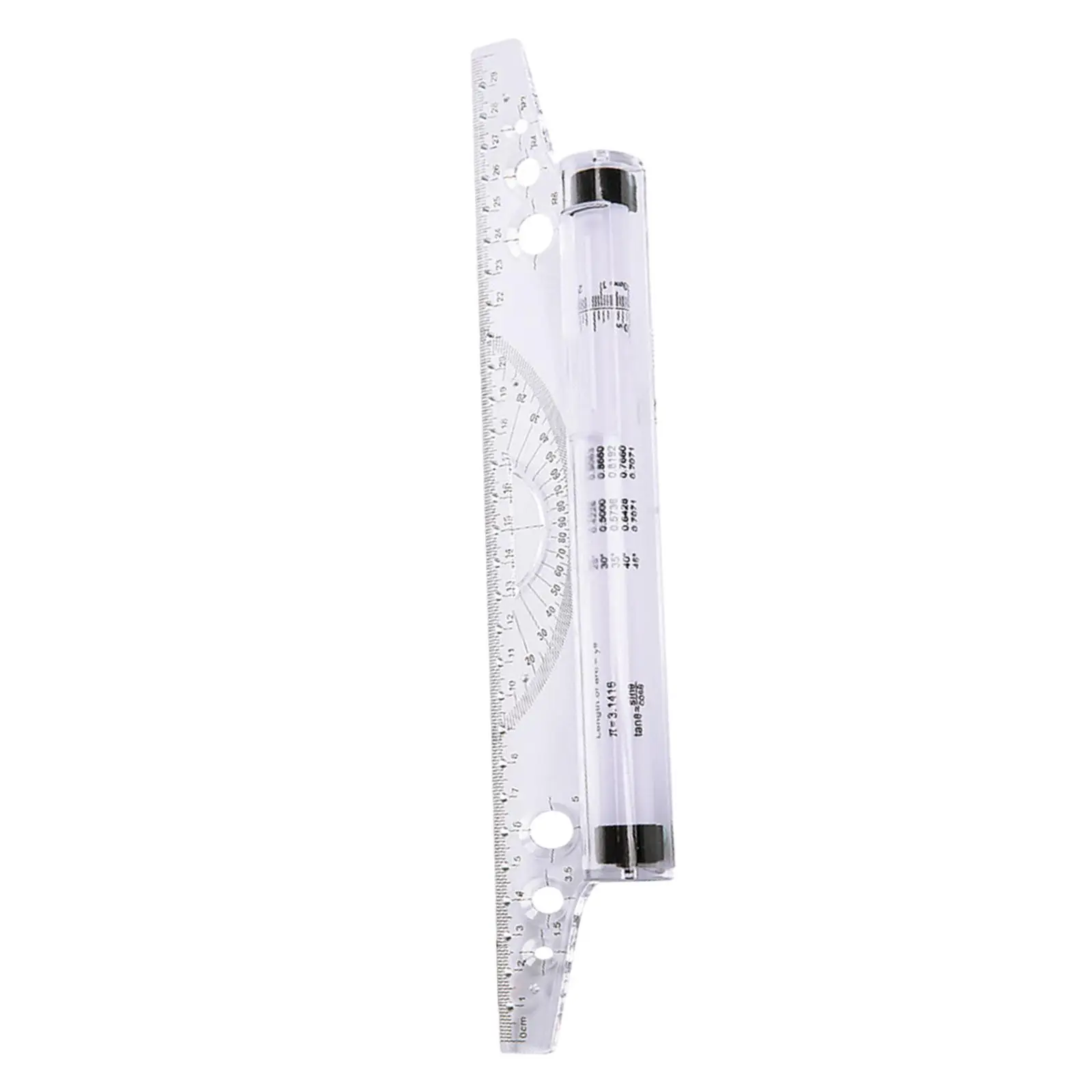 Measuring Rolling Ruler Practical Angle Ruler for Drafting Measuring Artists