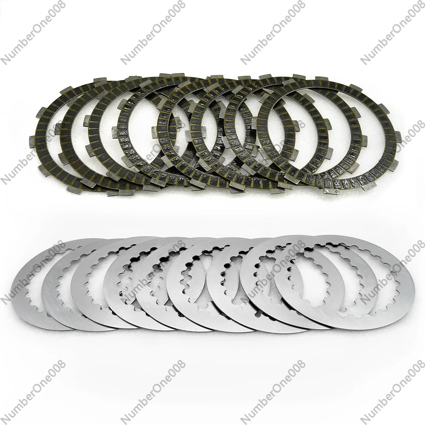 Universal Motorcycle Clutch Kit Friction Plates Steel Plates for Dirt Bike Enduro 2T 4T