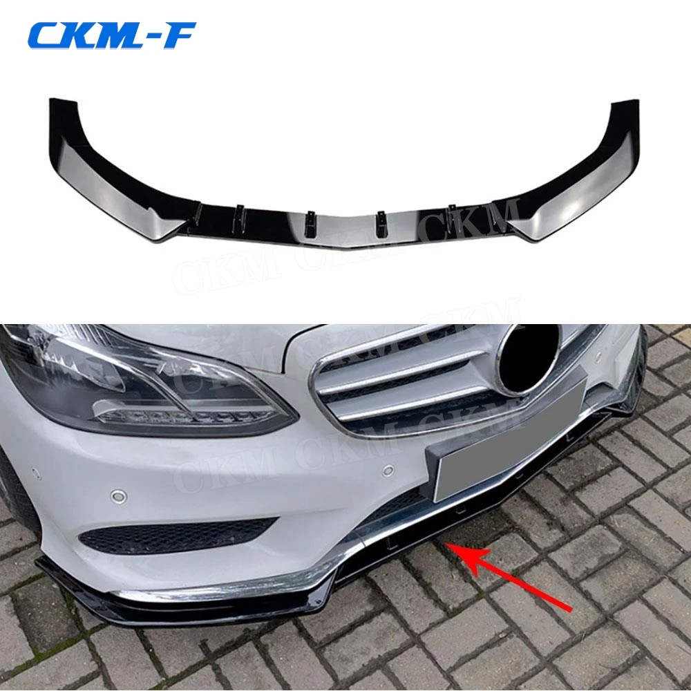 

Front Bumper Lip Spoiler Diffuser Chin for Mercedes Benz W212 E250 E350 E400 E550 Sport 2013 2014 2015 Car Accessories