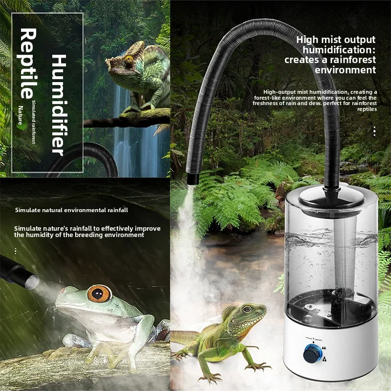 

Ящик для кормления домашних животных, увлажнитель воздуха помогает приглушить и увлажняет гусеничную коробку, распылитель, увлажнитель воздуха для маленьких домашних животных, повышает влажность