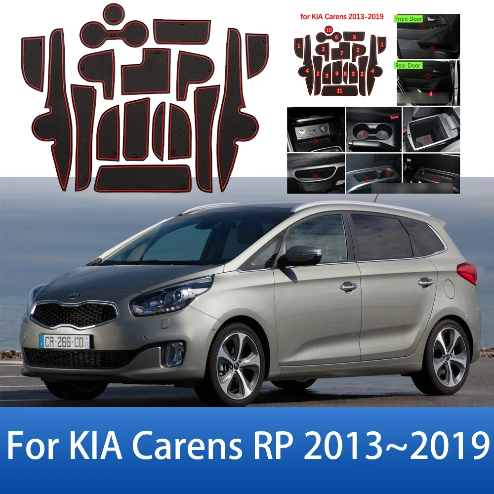 

Противоскользящая резиновая накладка на дверь для KIA Carens RP MK3 2013 2014 2015 2016 2017 2018 2019