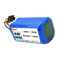 New 14.4V 12800mAh Li-ion Battery Pack for 360 C50 Robot Vacuum Cleaner - Reliable Power for Extended Cleaning Performance
