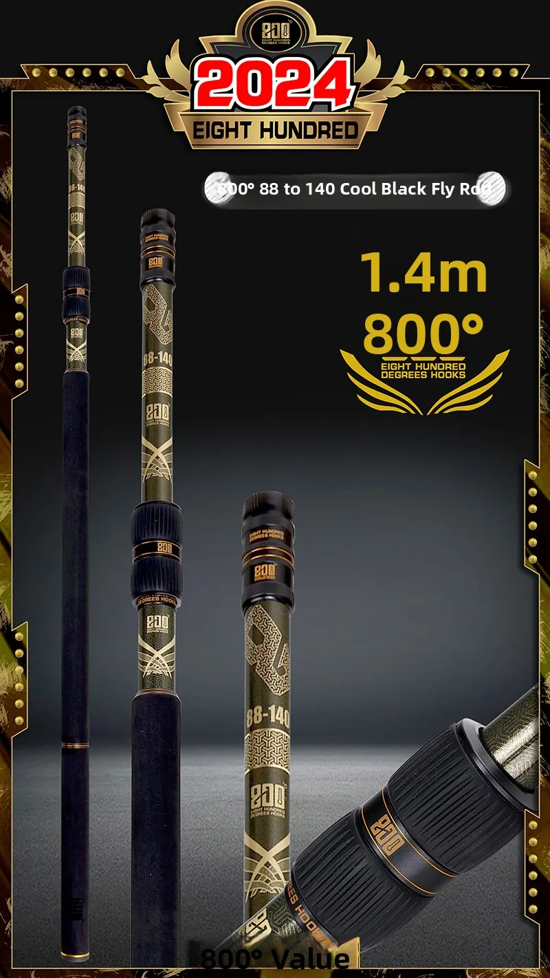

Удочка для карповой ловли 800 Deee Exble Net Pole, 8840 см до 40 см, черная, с защитой от перекручивания, прочная, легкая, рыболовное снаряжение