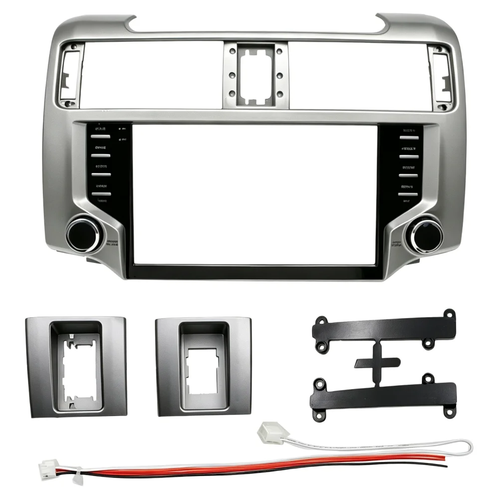 9 Inch Car Radio Fascia Frame For Toyota 4Runner 2009 Android Stereo Dashboard Panel Trim Installation Kit