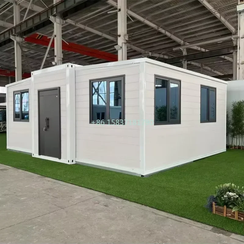 Expandable Container House Safe Strong Stable 3 Bedroom Folding House Prefabricated Portable Home Modular Prefabricated Houses