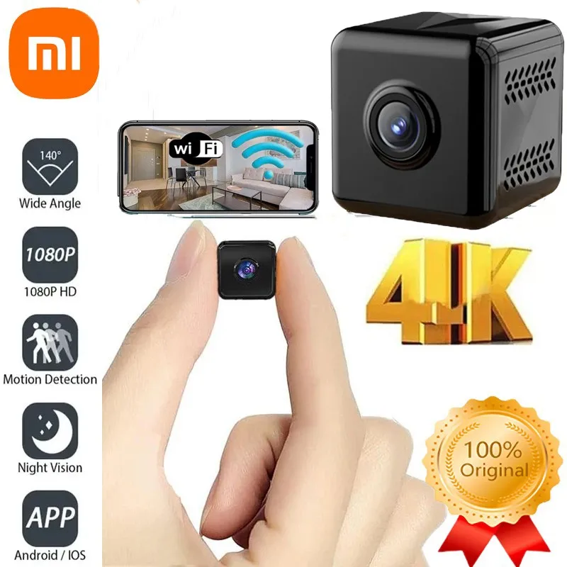 Xiaomi 1080p Mini-Kamera für Zuhause, kleine kabellose WLAN-Kameras, für den Außenbereich, verbesserte Haustier-Bewegungserkennung,
