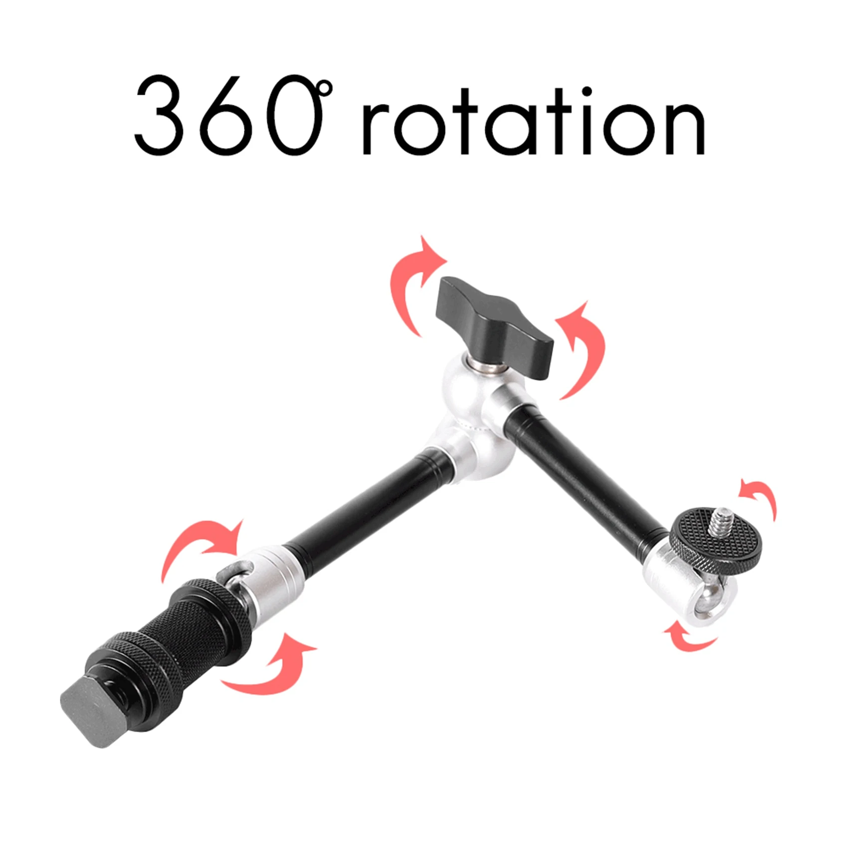 

【Sleek Design】2X 11 Inch Magic Arm Strange Hand For LED Light DSLR Rig LCD Monitor