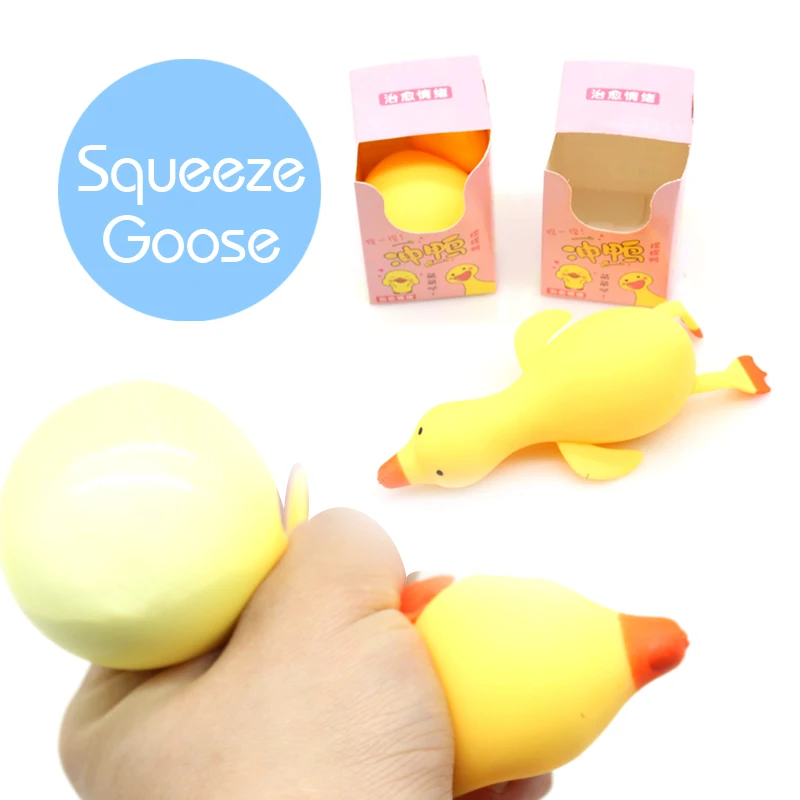 Anti-Stress Toy Stretch The Big White Goose Fidget Toys Squishy Anti Stress Funny Stress Relief For Kids Adults Gift J174