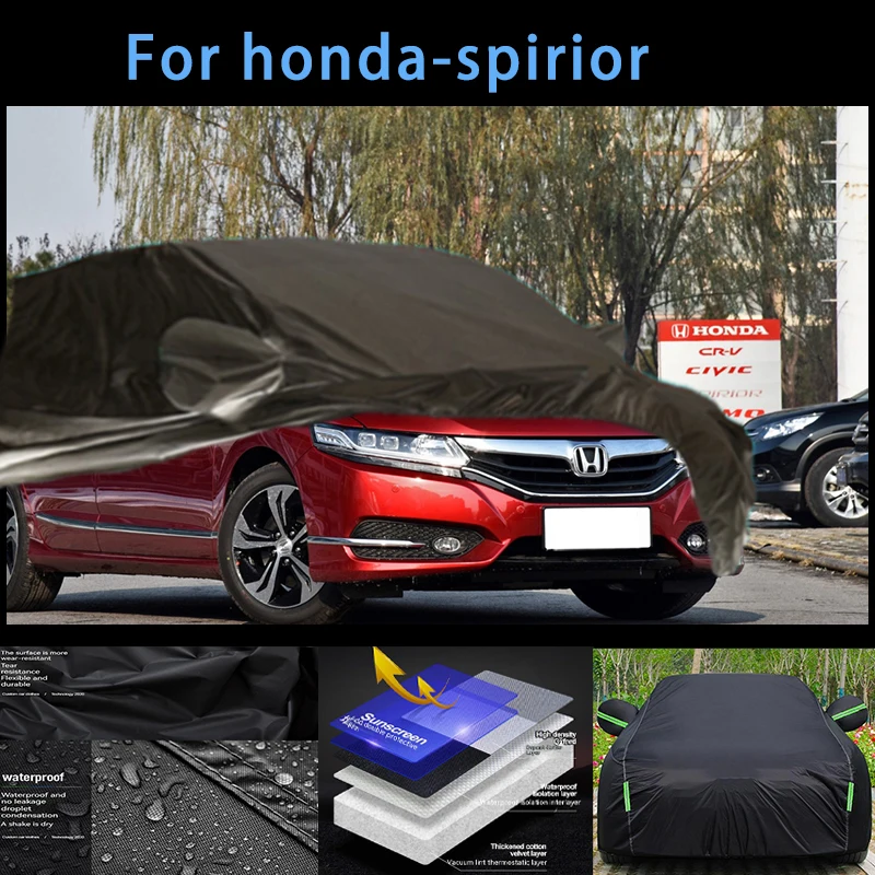 

For honda-spirior Outdoor Protection Full Car Covers Snow Cover Sunshade Waterproof Dustproof Exterior Car accessories