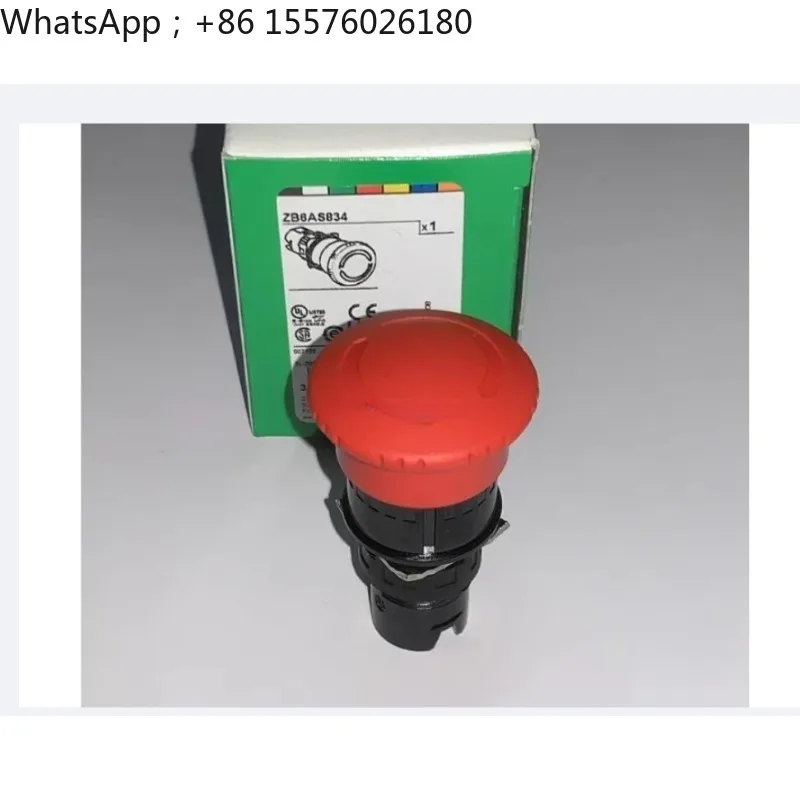 New Original ZB6AS834 ZB6AS934 XB6AS8349B E-Stop Button Switch E-Stop Button