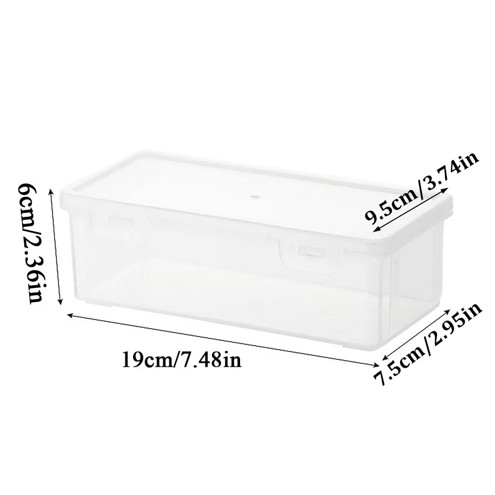 Transparent Photocard Storage Box 3 inch Idol Small Photo Card Organizer Case High Capacity Plastic Stationery Storage Case