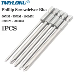 1pcs screwdriver bit 100mm S2 alloy steel Phillips screwdriver Manual / electric screwdriver tools