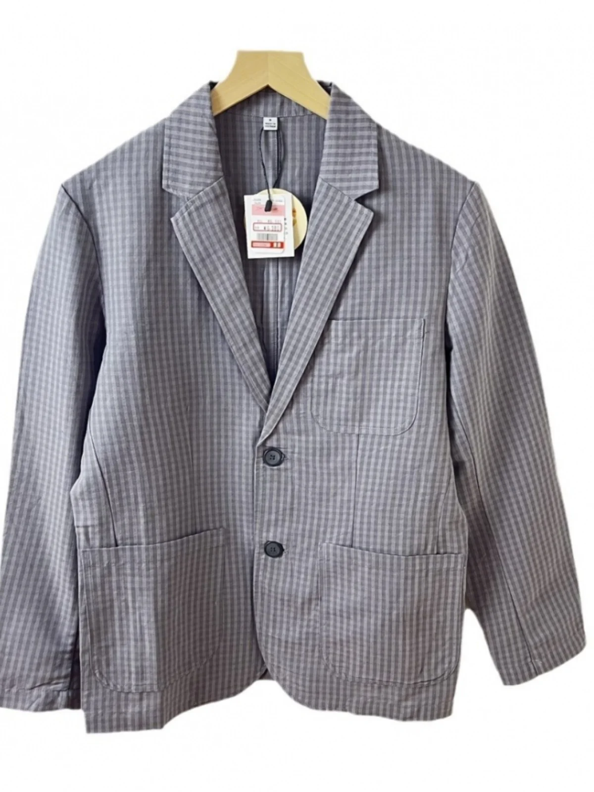 

Men's Casual Cotton Linen Loose Fit Breathable Busin Casual Suit Faionable Trendy Color Jaet Summer Wear