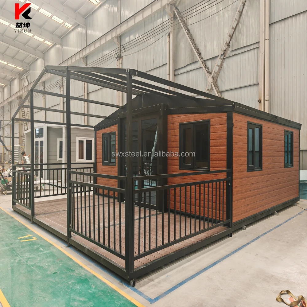 Modern 20FT Luxury Prefabricated Steel Container House with Bathroom and Kitchen
