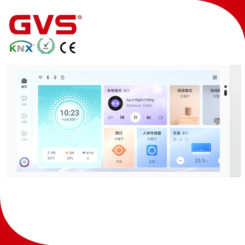 2024 KNX/EIB GVS KNX Smart Home Products SIP Video Intercom Phone KNX Touch Screen Panel Keypad Home Automation Smart Touch S3