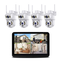 ICSEE 4CH NVR Kit Wireless Wifi Surveillance Camera Home UHD 6MP 3K 8MP Network Remote Outdoor IP66 Home Security 4K Ptz Camera