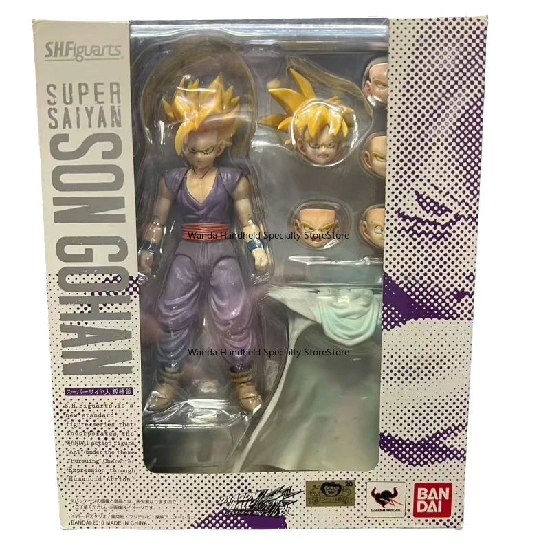 متوفر في المخزون مجموعة شخصيات Bandal Dragon Ball Super Saiyan Sun Wufan من ألعاب الهاتف المحمول نموذج شخصيات الرسوم المتحركة لعيد الميلاد