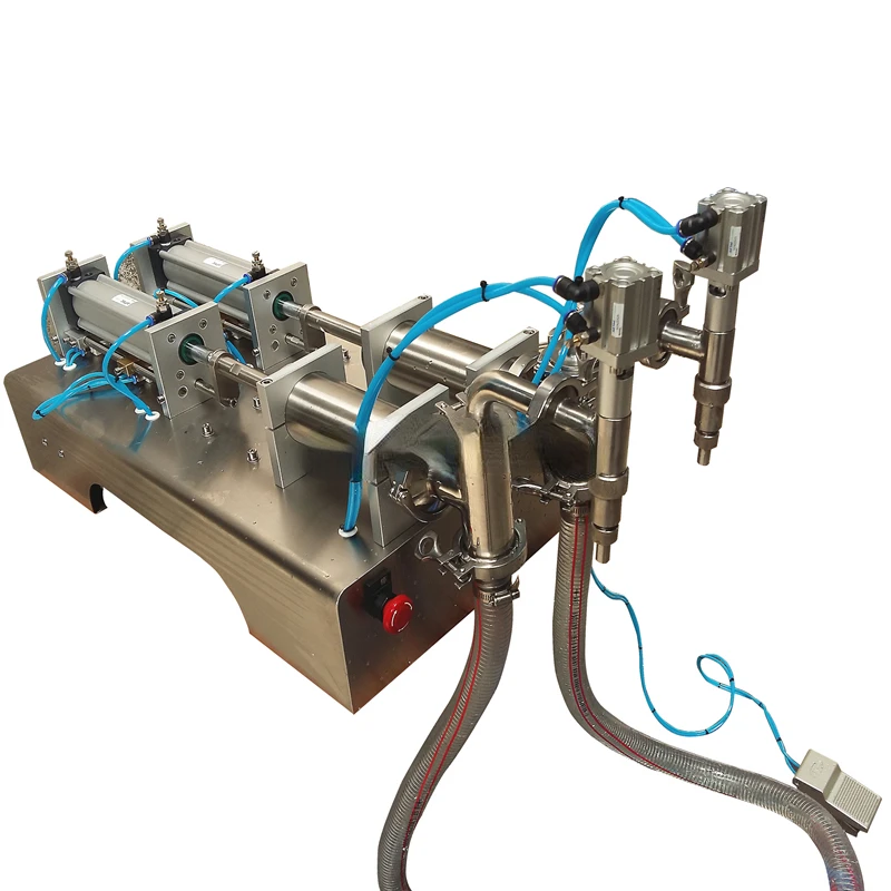 Semi Automatic Liquid Drink Beverage Filling Machine Liquid for Small Bottle Single/Double Head Beverage Liquid Filling Machine