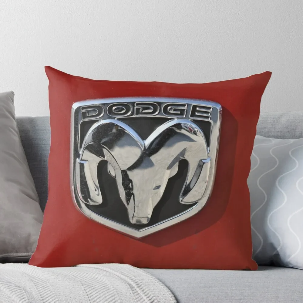 Dodge logo Throw Pillow christmas decorations 2024 Christmas Pillows Luxury Pillow Cover