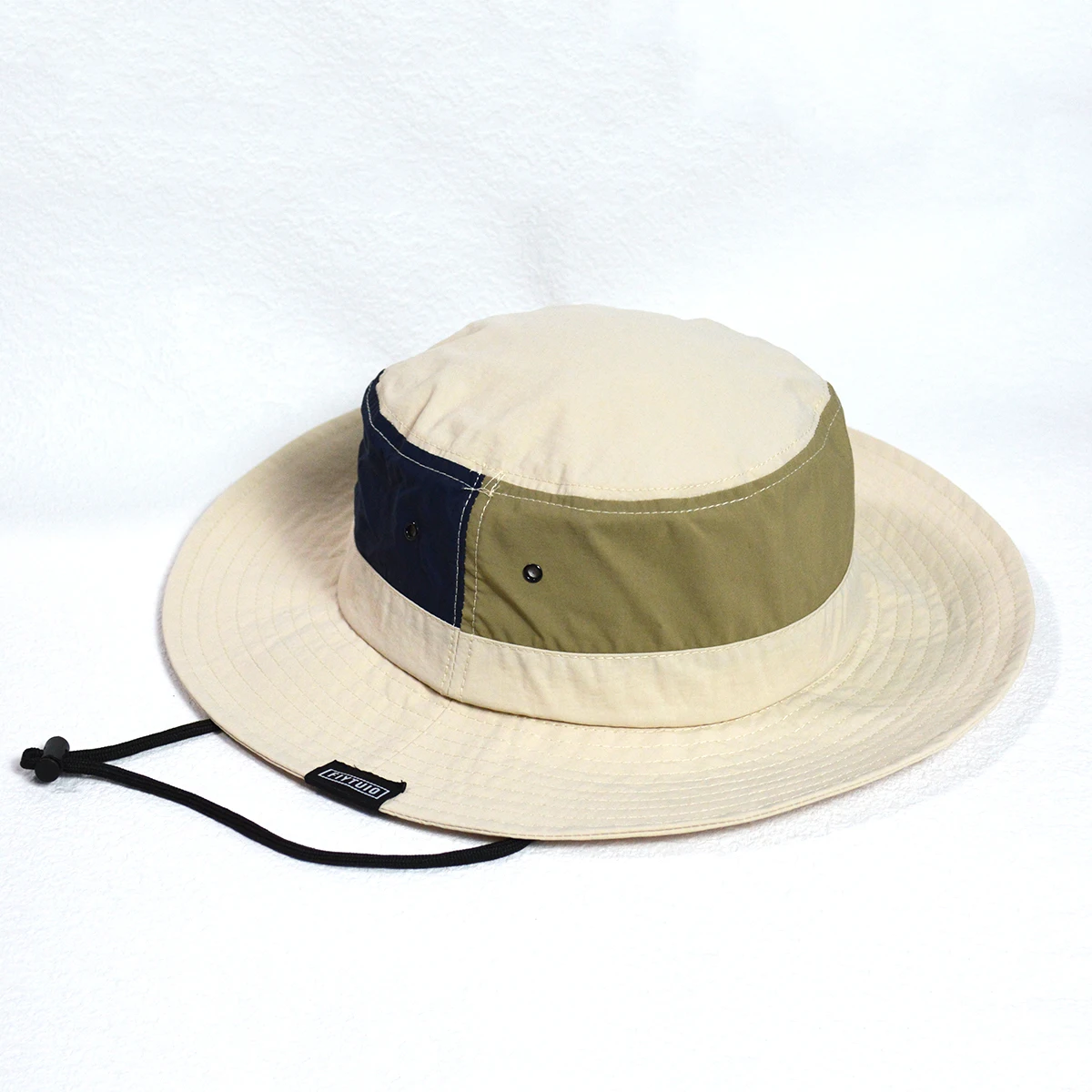 Women Men Japanese Camping Color Block Fisherman Hat Summer Outdoor Windproof Cap Bucket Hats