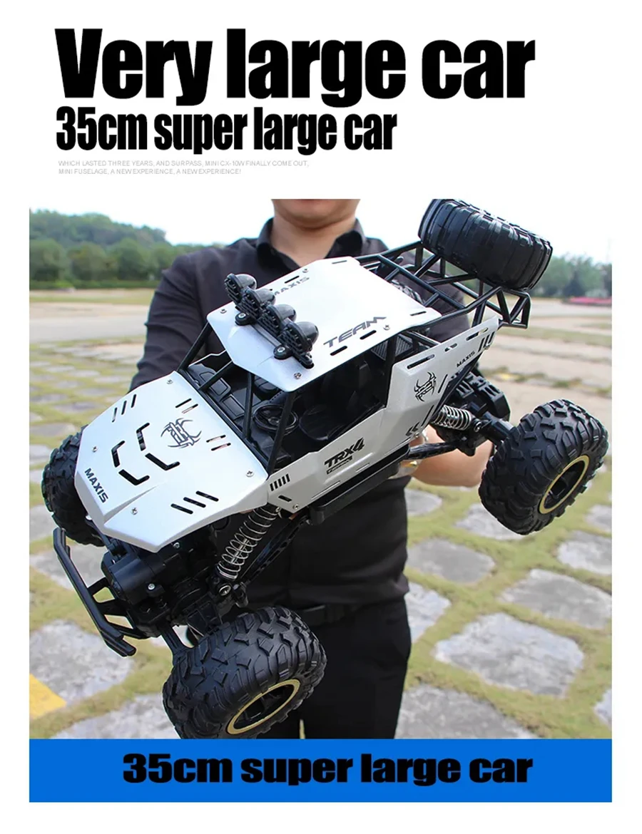 Oike 1:16 /1:12 All Terrain RC Car 30KM/H High Speed 4WD Electric Remote Control Buggy 4X4 Off-Road Truck Vehicle Model Toy Gift
