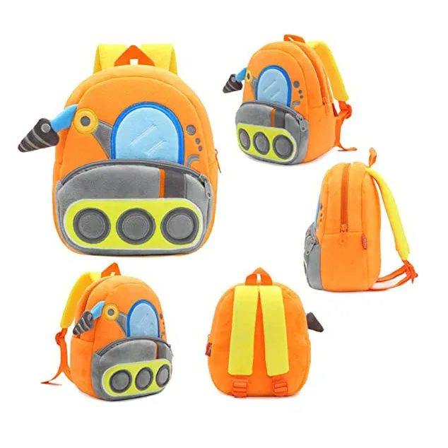 Personalised Cartoon Cute Toddler Bag Fruit Car Animal Mini Backpack Preschool Backpack School Bag Baby Girl Boy 2-6 Years Old