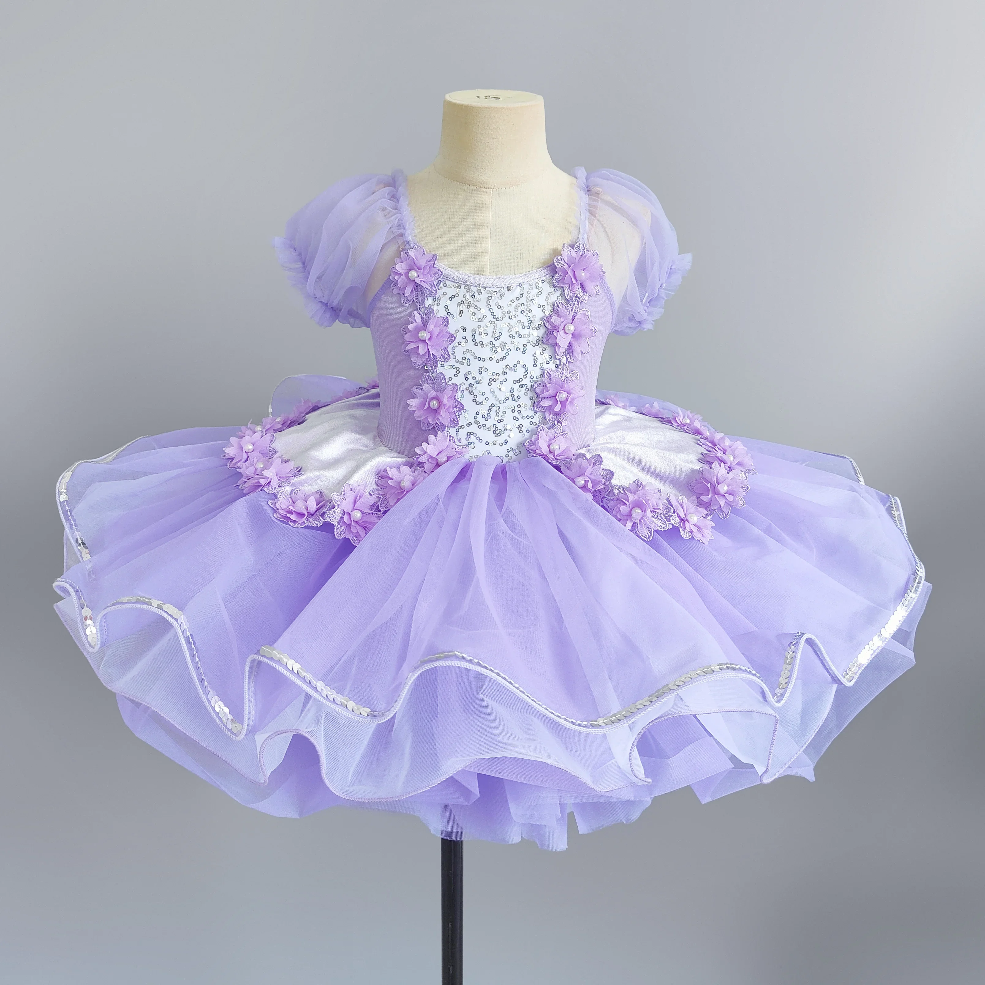 Professionele Ballet Tutu Voor Meisjes Kinderen Dansen Performance Jurk Ballerina Tutu Leotard Kostuum Dans Pluizige Garen Podium Outfit