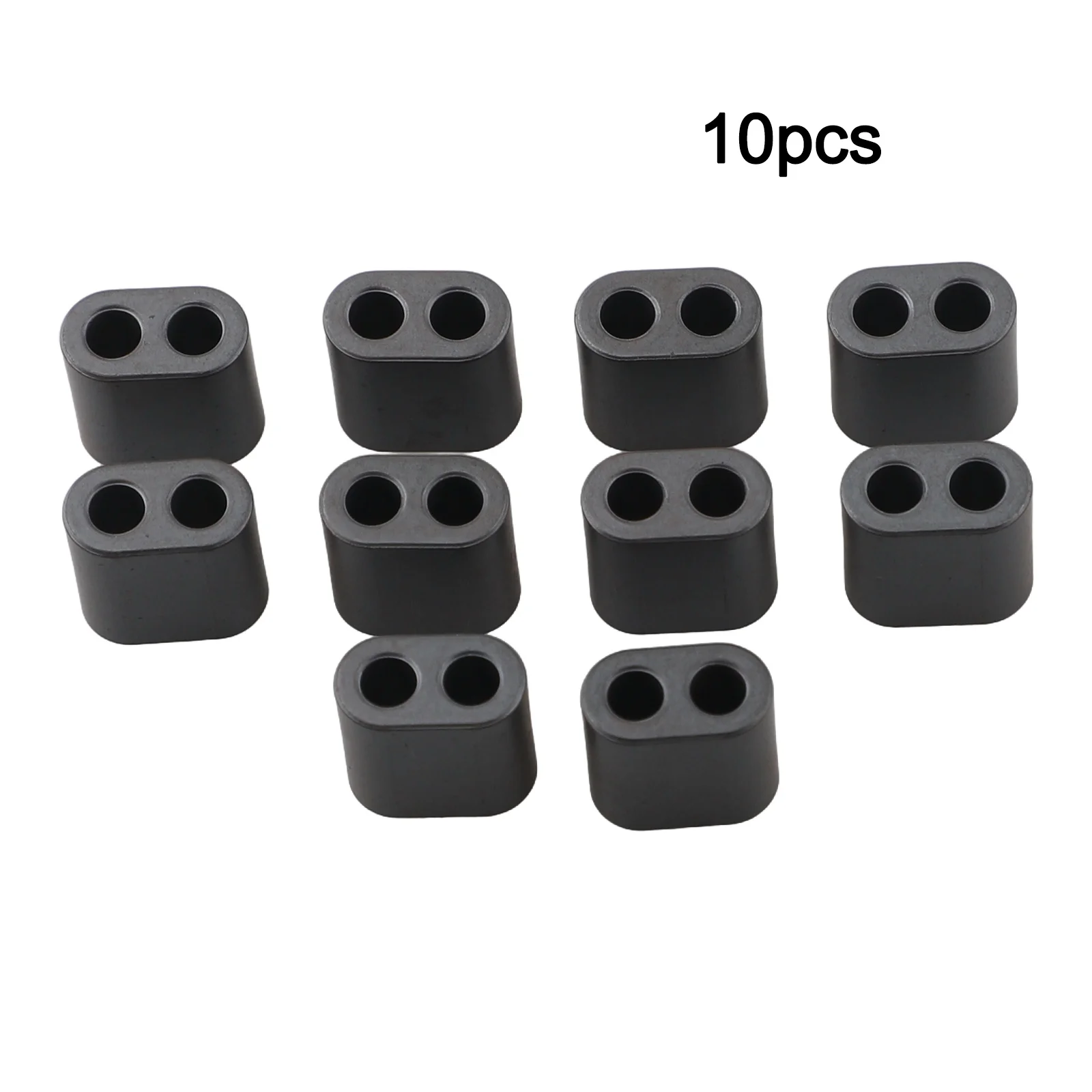 10pcs/set Toroids Ferrite Core Magnetic Ring Bead For Radio Frequency RF For RFC SWR  Double-Hole Magnetic Ring