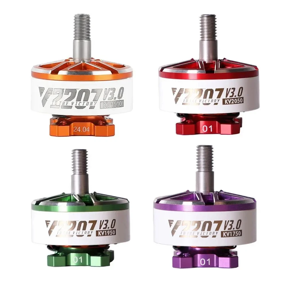 4pcs/lot T-Motor Tmotor Velox V2207 2207 V3 1750KV 1950KV 2050KV 2550KV 1500KV 5inch Brushless Motor For FPV Racing Drone