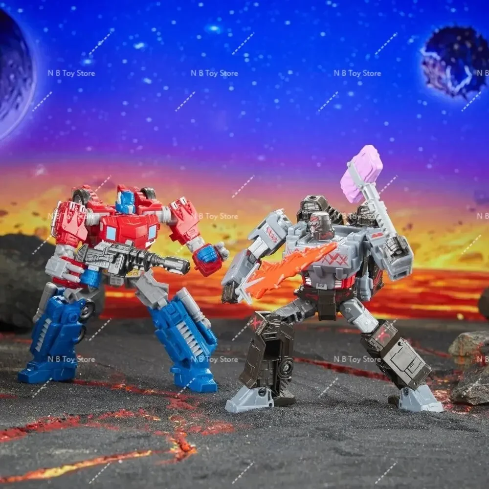 Juguetes de transformación 2024 SDCC exclusivo Heritage Joint Crack amistad Megatron Orion Pax personaje de acción modelo juguete Hobby regalo